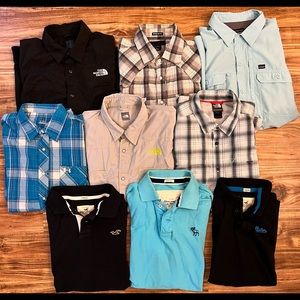 The North Face, Oakley, Patagonia, Under Armour, Hollister&Abercrombie. Mens L.